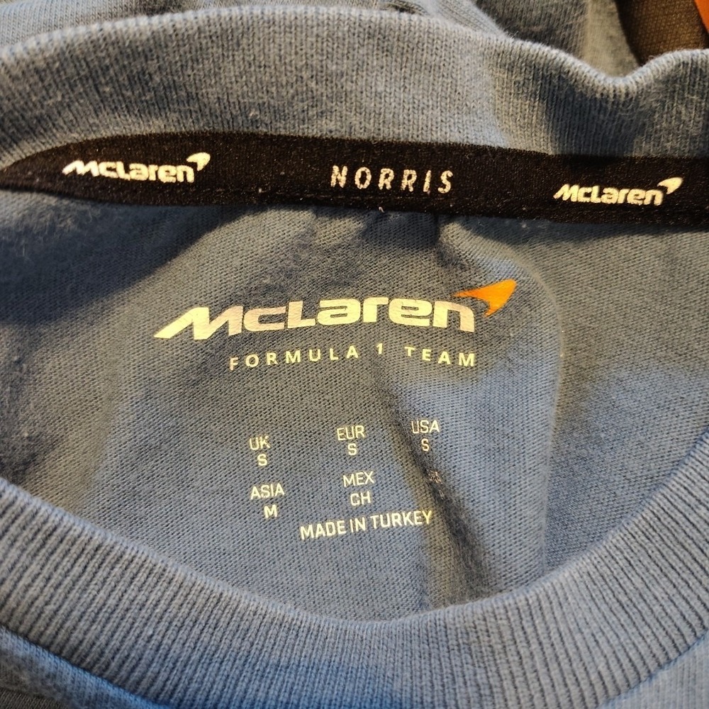 McLaren Formula 1 Team Lando Norris LN 04 Core Essential Shirt Sleeve T-shirt S - Picture 4 of 6